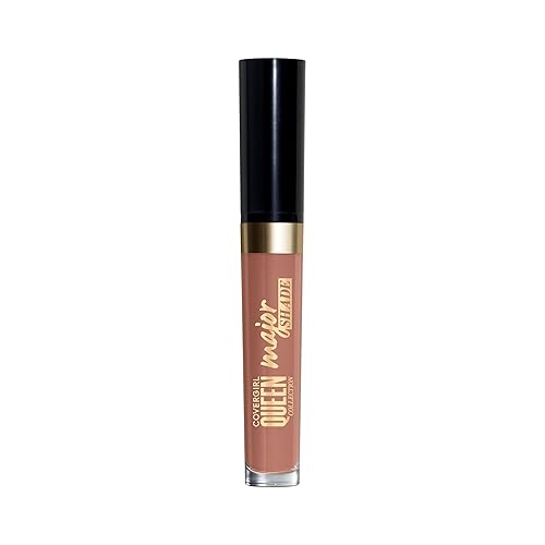 COVERGIRL Queen Collection Major Shade Matte Liquid Lipstick, Cake Walk, 0.11 Pound (packaging may vary)
