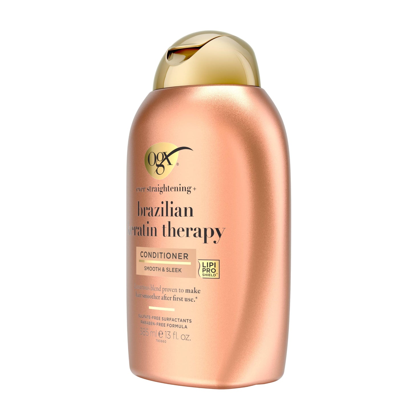 Ever Straightening + Brazilian Keratin Therapy Hair-Smoothing Conditioner with Coconut Oil, Cocoa Butter & Avocado Oil, Paraben-Free, Sulfate-Free