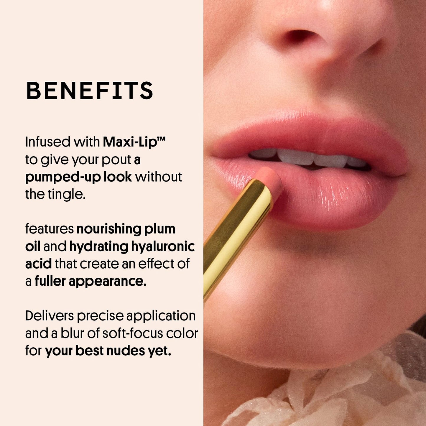 Winky Lux Skinny Plump Demi Matte Lipstick - Deep Berry Rose Lip, Natural Plump Lipstick, Weightless Long Lasting Soft Matte Lip Crayon, Infused with
