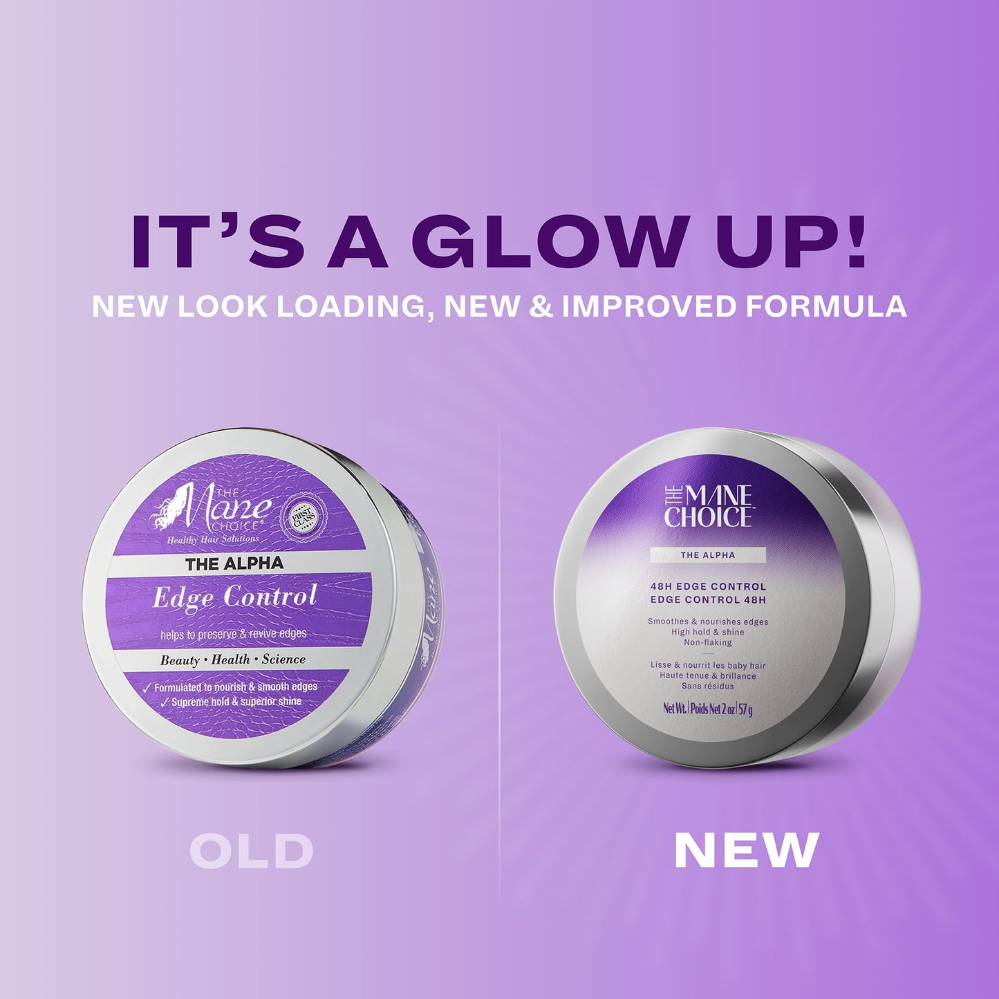 The Mane Choice The Alpha 48H Edge Control, 2 Oz, Smoothes & Nourishes Edges, Hair Gel for Coily, Wavy & Curly Hair, Infused with Pro-Vitamin B5, Aloe