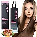Nielies Hair Serum for Frizzy and Damaged Hair- Keratin Hair Treatment for Dry Hair-Leave-in Anti Frizz Hair Serum with Vitamins A, C, E & B5-Sérum