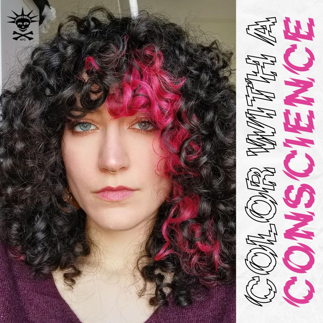 MANIC PANIC Classic Hot Hot Pink Semi Permanent Hair Color - Neon Pink Hair Dye for Women & Men That Lasts 4-6 Weeks - Vegan, Ammonia & Cruelty-Free