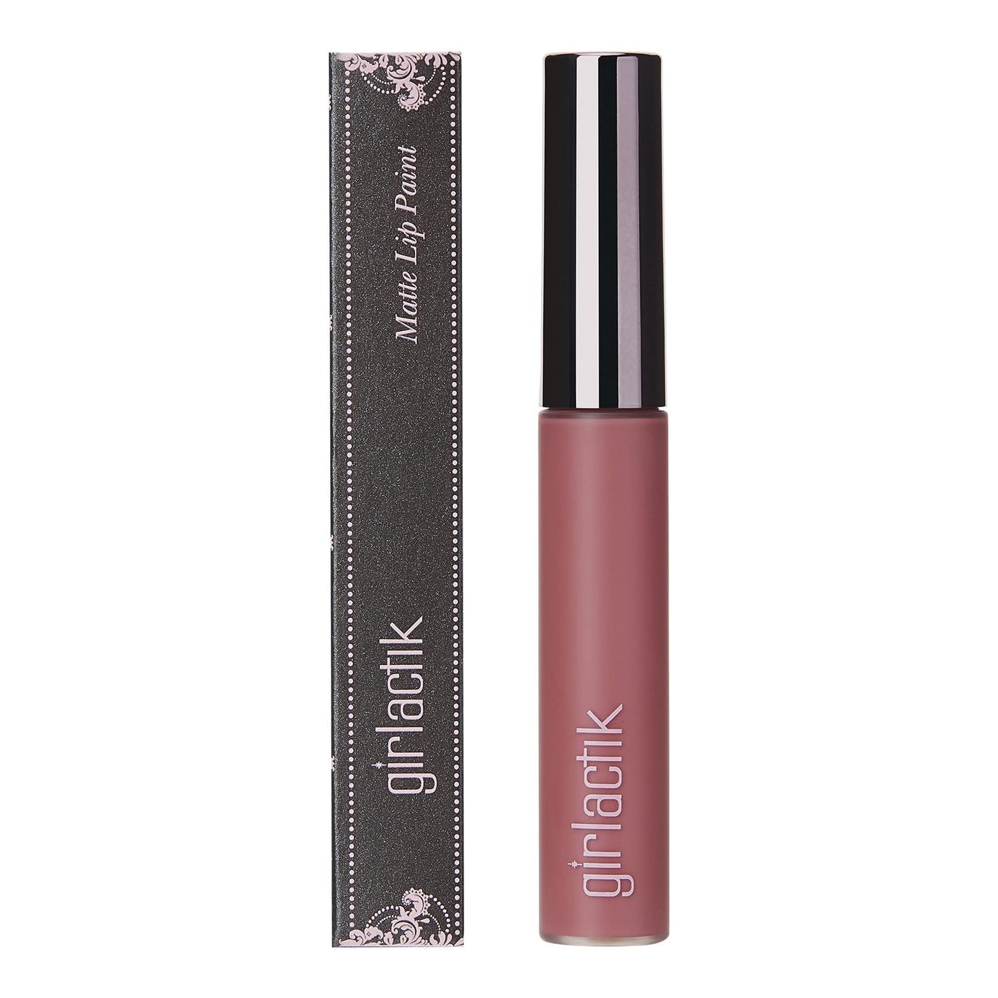 Girlactik Long Lasting Matte Lip Paint Liquid Lipstick in Allure- Long wearing, Smooth Application, Pigmented, Non-Crack Formula, Lightweight, 7.5 ml
