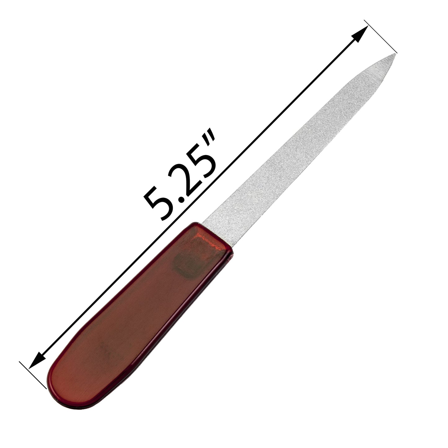 REFINE Sapphire File, Metal Nail File for Manicure Pedicure, 3 Count