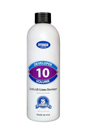 Hydrox 10-Volume Creme Developer Gentle Lift, 16 Ounce (single)