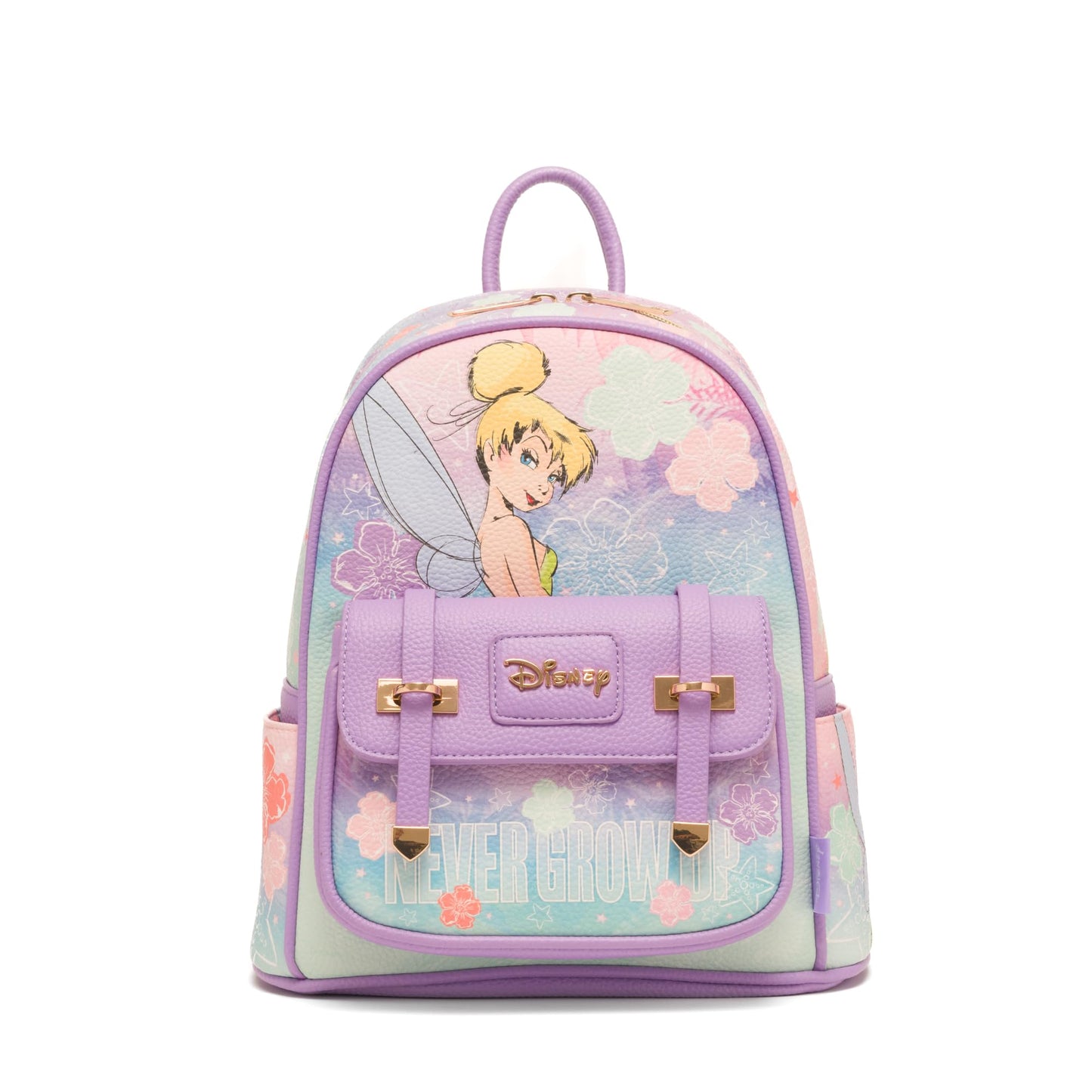 Wondapop Disney Tinker Bell Never Grow Up 11" Vegan Leather Mini Backpack