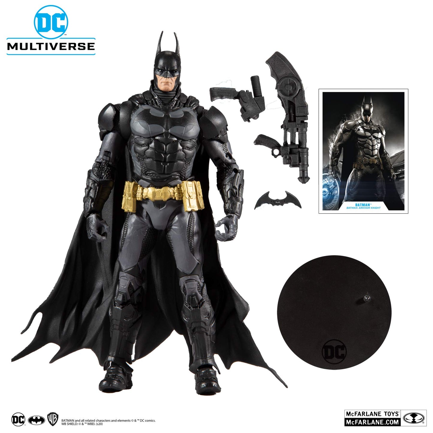 McFarlane Toys DC Multiverse Batman: Batman: Arkham Knight 7-inch Action Figure, Multicolor (15341-5)
