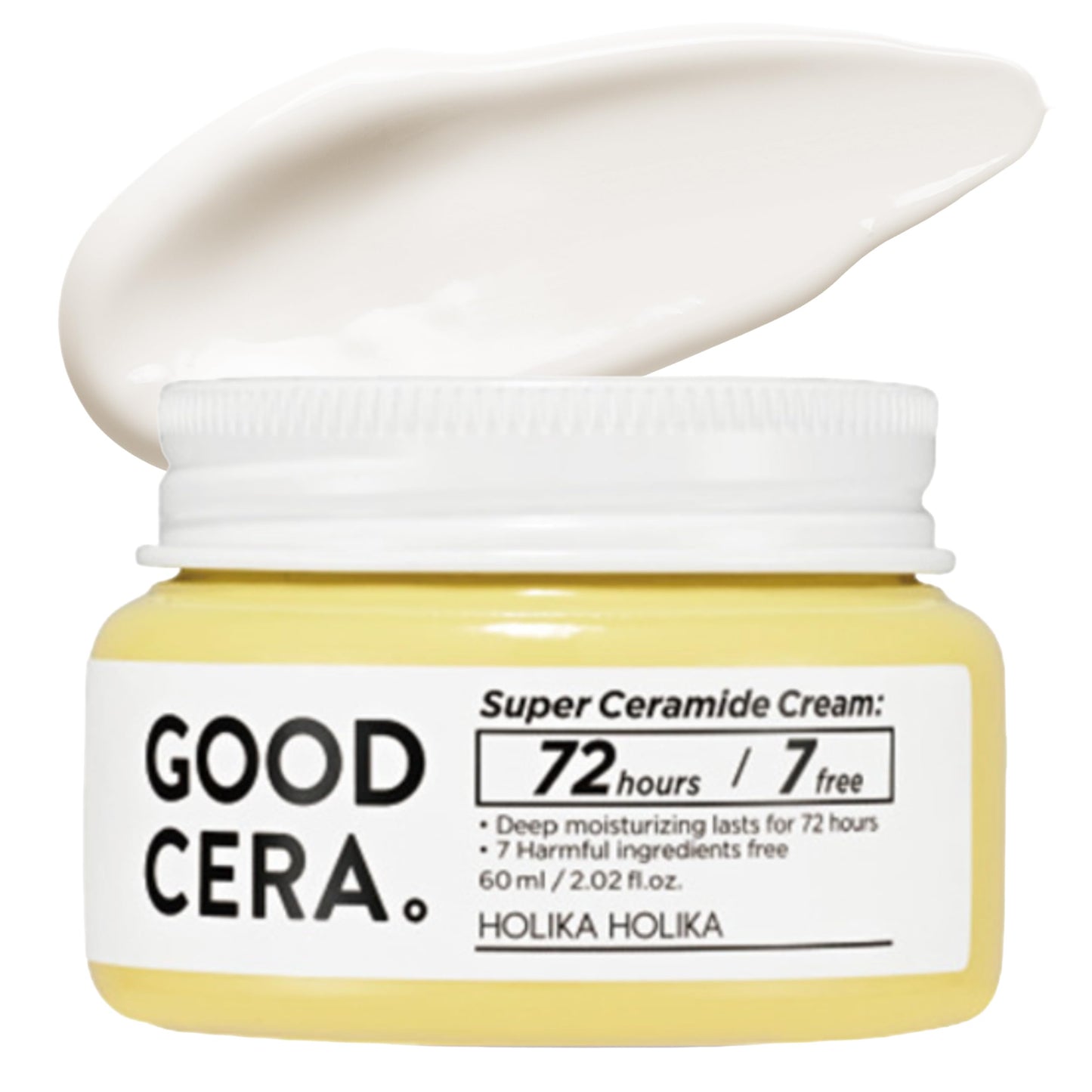 HOLIKA HOLIKA Good Cera Super Ceramide Cream | Soothing Facial Cream & Skin Moisturizer | Ceramide Cream Korean Moisturizer for Face | Deeply
