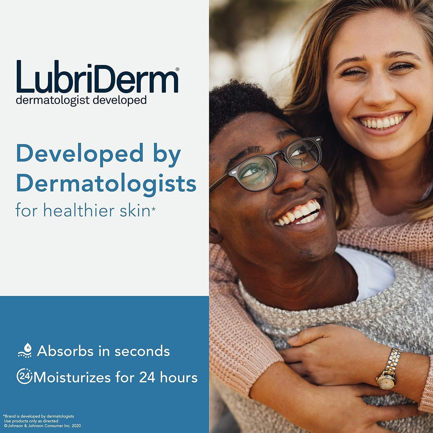 Lubriderm Daily Moisture Lotion, Normal to Dry Skin,6 Fl Oz (Pack of 2)