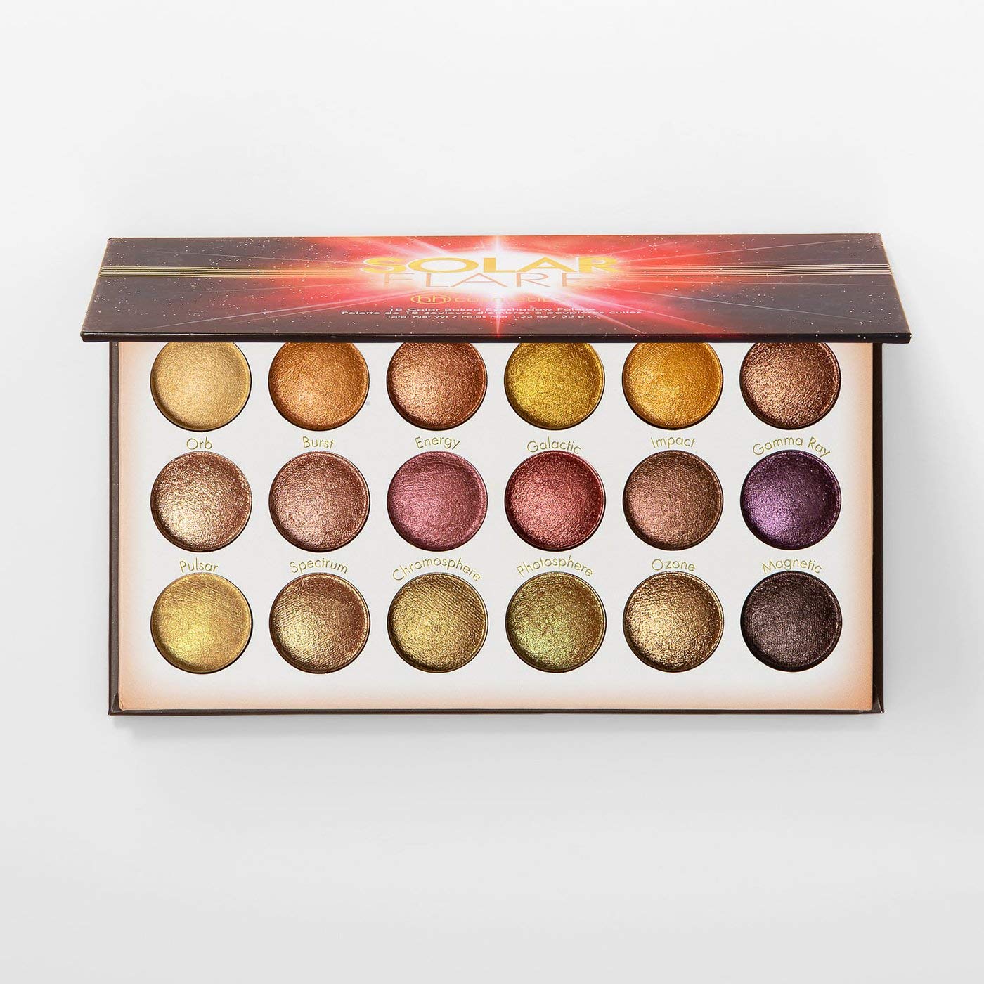 BH Cosmetics Solar Flare 18 Color Baked Eyeshadow Palette