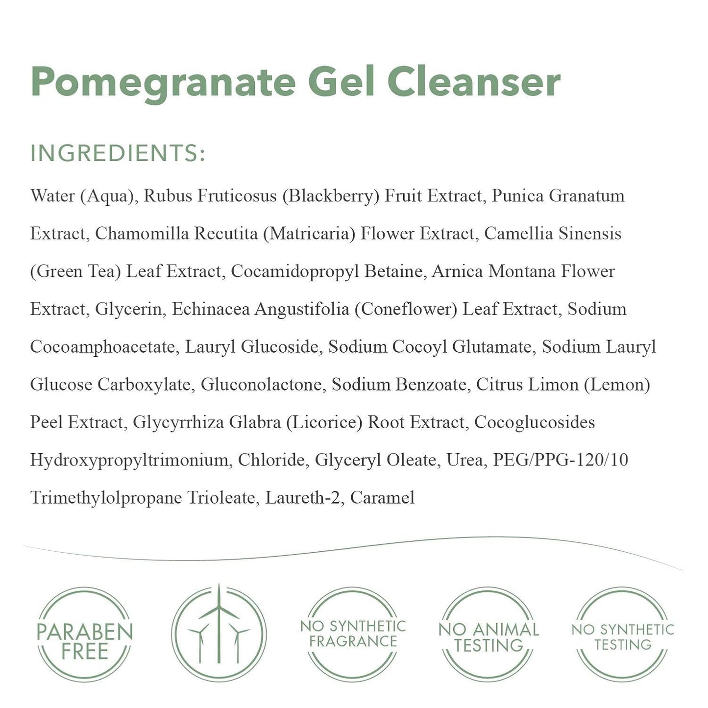 emergin C Pomegranate Gel Cleanser - Hydrating Face Wash with Fruit Extracts + Green Tea - Contains Vitamins A, C + E (8.1 oz, 240 ml)