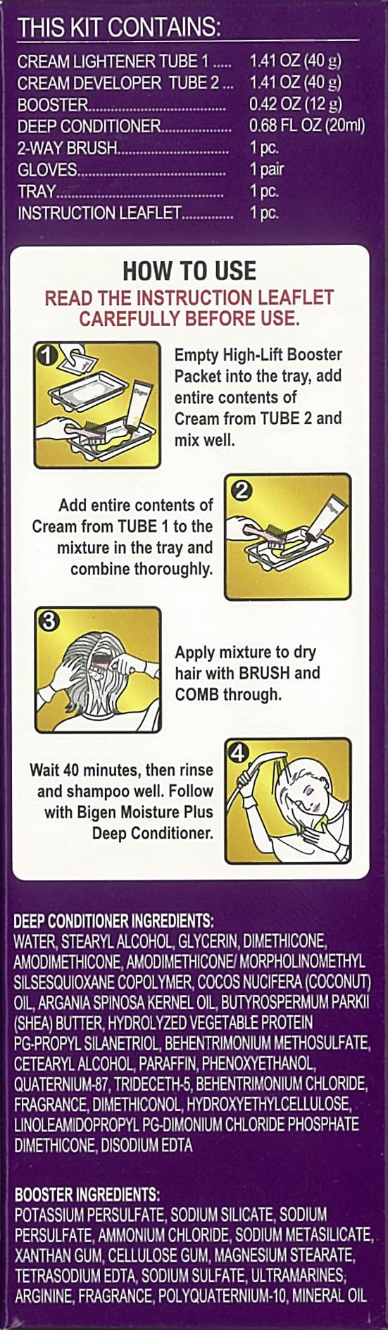 Bigen Easy Color - Lightener - LT Golden Blonde 7GB (Pack of 2)