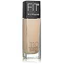 Maybelline Fit Me Dewy + Smooth Foundation, Porcelain, 1 fl. oz. (Packaging May Vary)