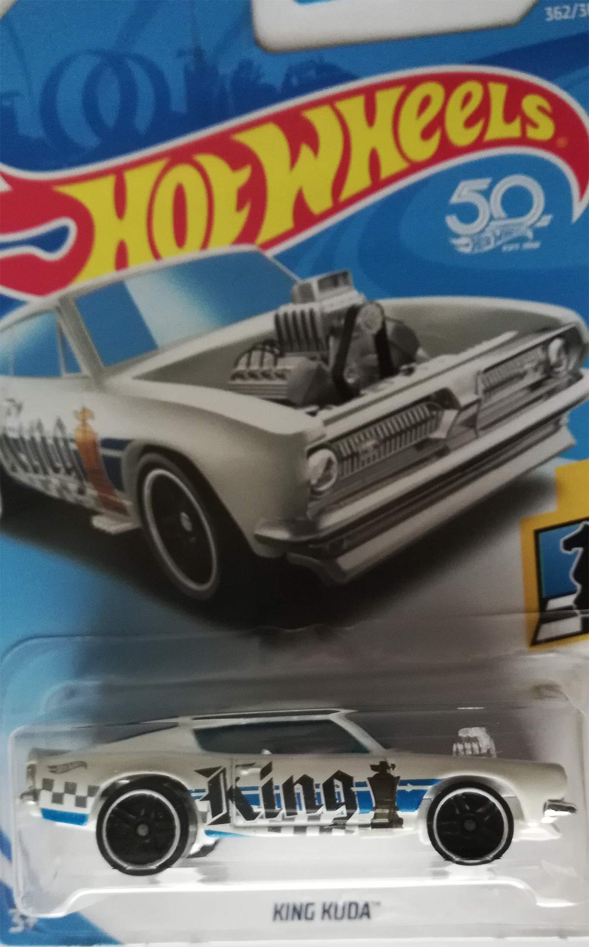 Hot Wheels 2018 Checkmate King Kuda (King) 362/365, White