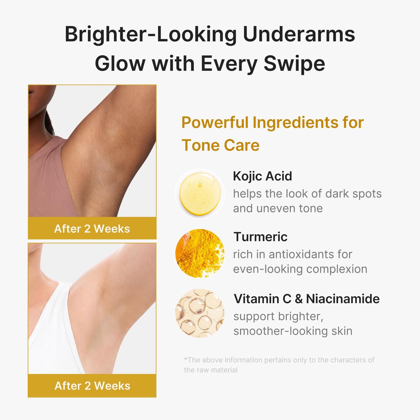 medicube Kojic Acid & Turmeric Aluminum-Free Deodorant | Vanilla & Pistachio Perfumed Stick, All-Day Odor Protection for Women & Men | Underarm Beauty and Personal Care medicube