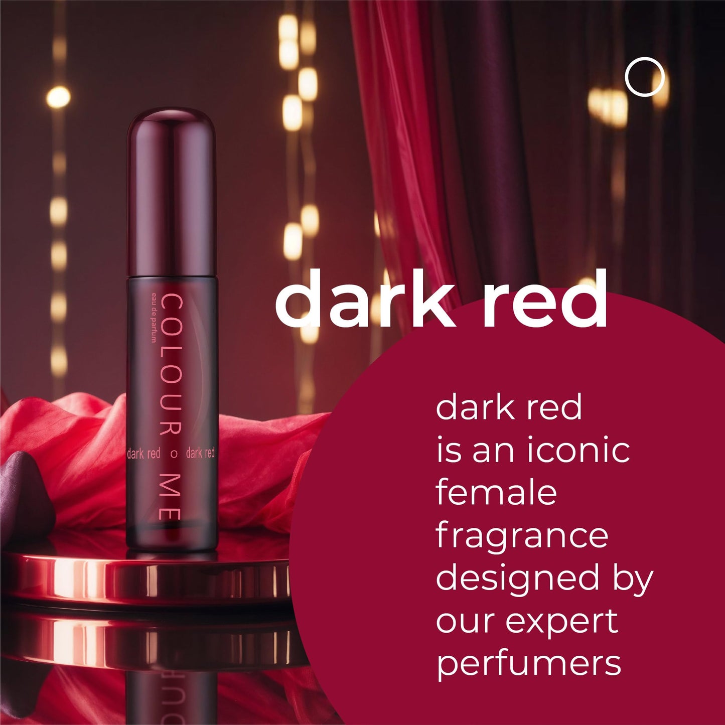 COLOUR ME Dark Red Perfume for Men and Women. 50ml Eau de Parfum Luxury Fragrance - Mens & Ladies Perfume, Long Lasting and Aftershave by Milton-Lloyd