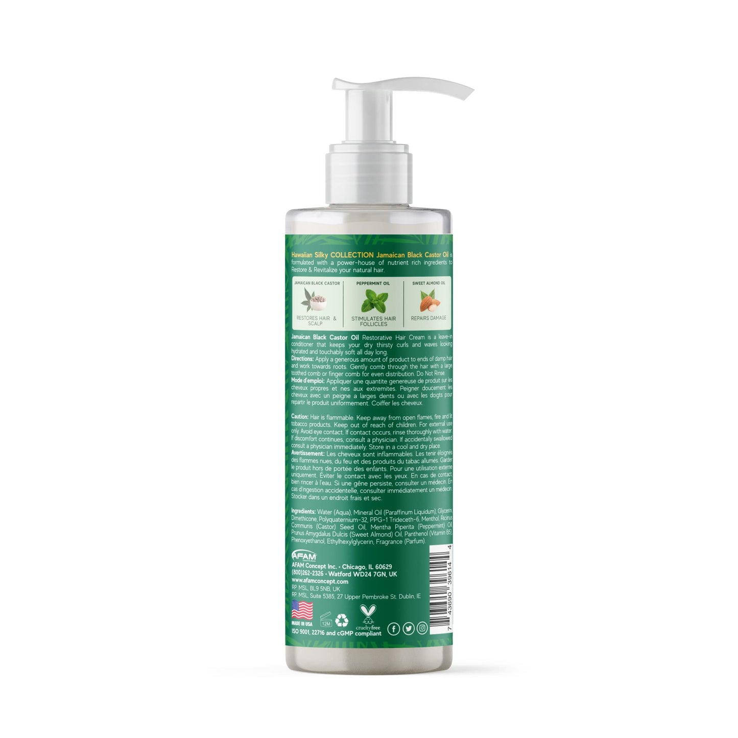 Hawaiian Silky Jamaican Black Castor Oil Collection Restorative Hair Cream