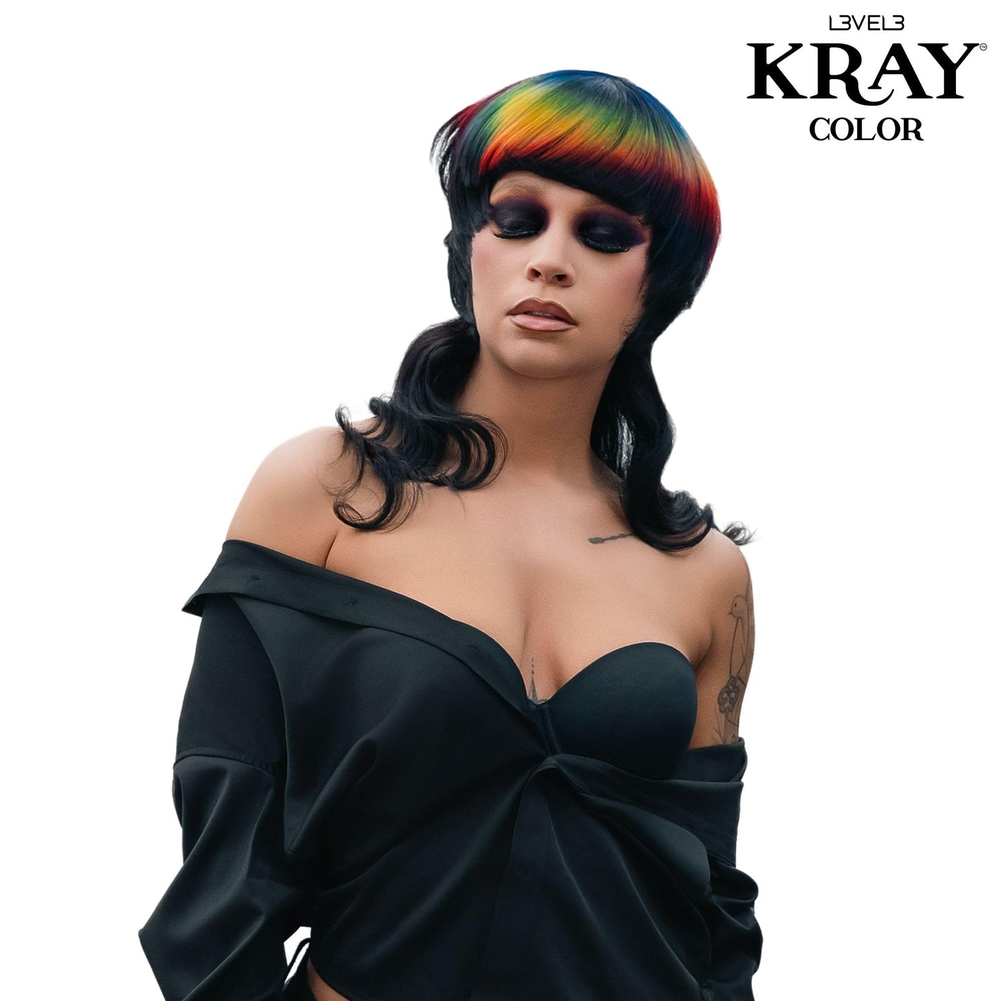 L3 Kray Semi Permanent Hair Color - Semi Permanent Hair Dye with Aloe Vera - Yellow