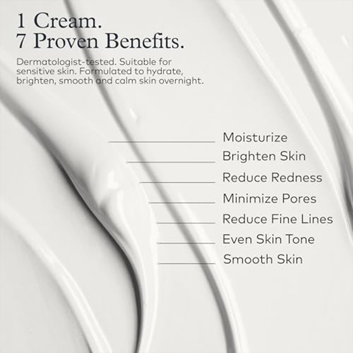 Onekind Night Moisturizer for Face, Hydrating Dream Cream for Wrinkles, Night Cream for Women Anti Aging with Squalane, Rosehip & Shea Butter for Dry