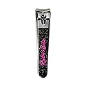 Revlon x Barbie Nail Clipper, Stainless Steel Non-Corrosive Mess Free Curved Blade Fingernail Toenail Cutter