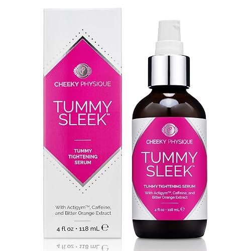 Tummy Sleek Stomach Firming Cream - Skin Tightening Serum for Belly - Helps to Improve the Appearance of Loose Skin and Cellulite on the Abdomen Beauty & Personal Care Cheeky Physique