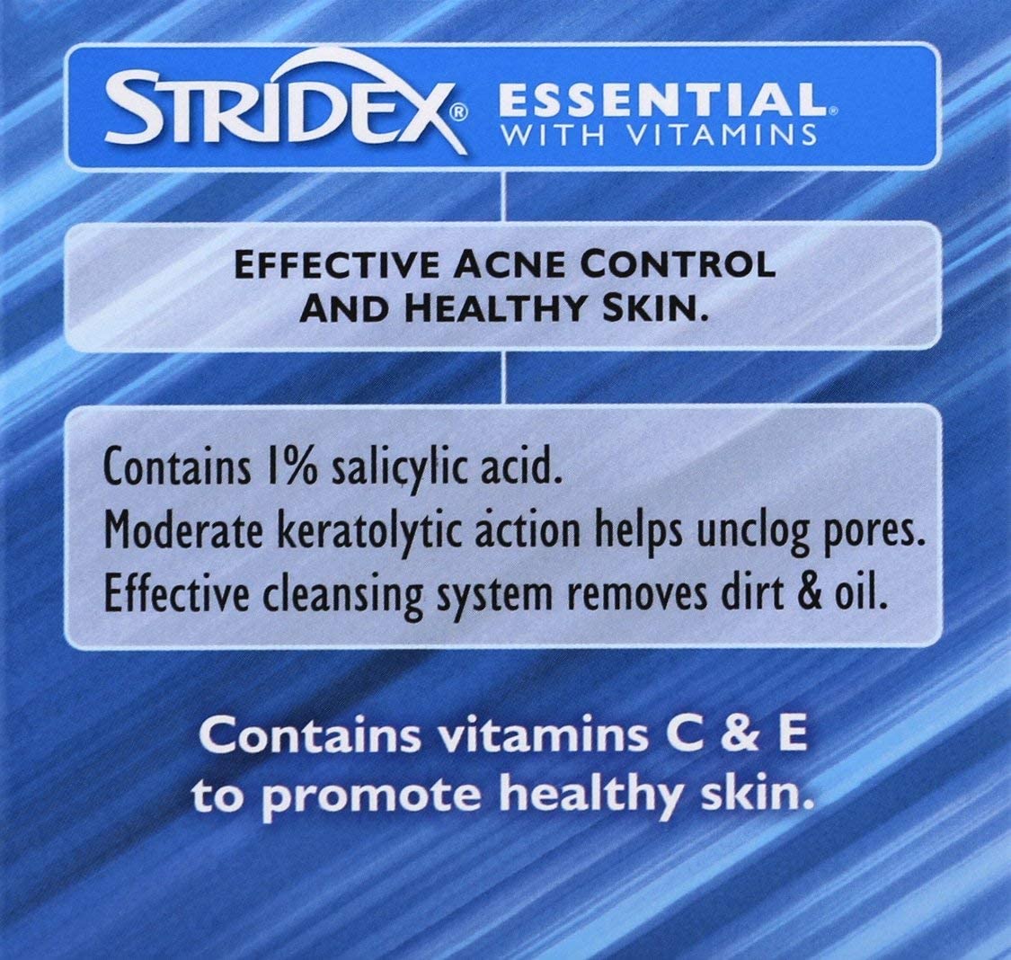 Stri-Dex Daily Care Essential With Vitamins Pads 55 Each (Pack of 12)