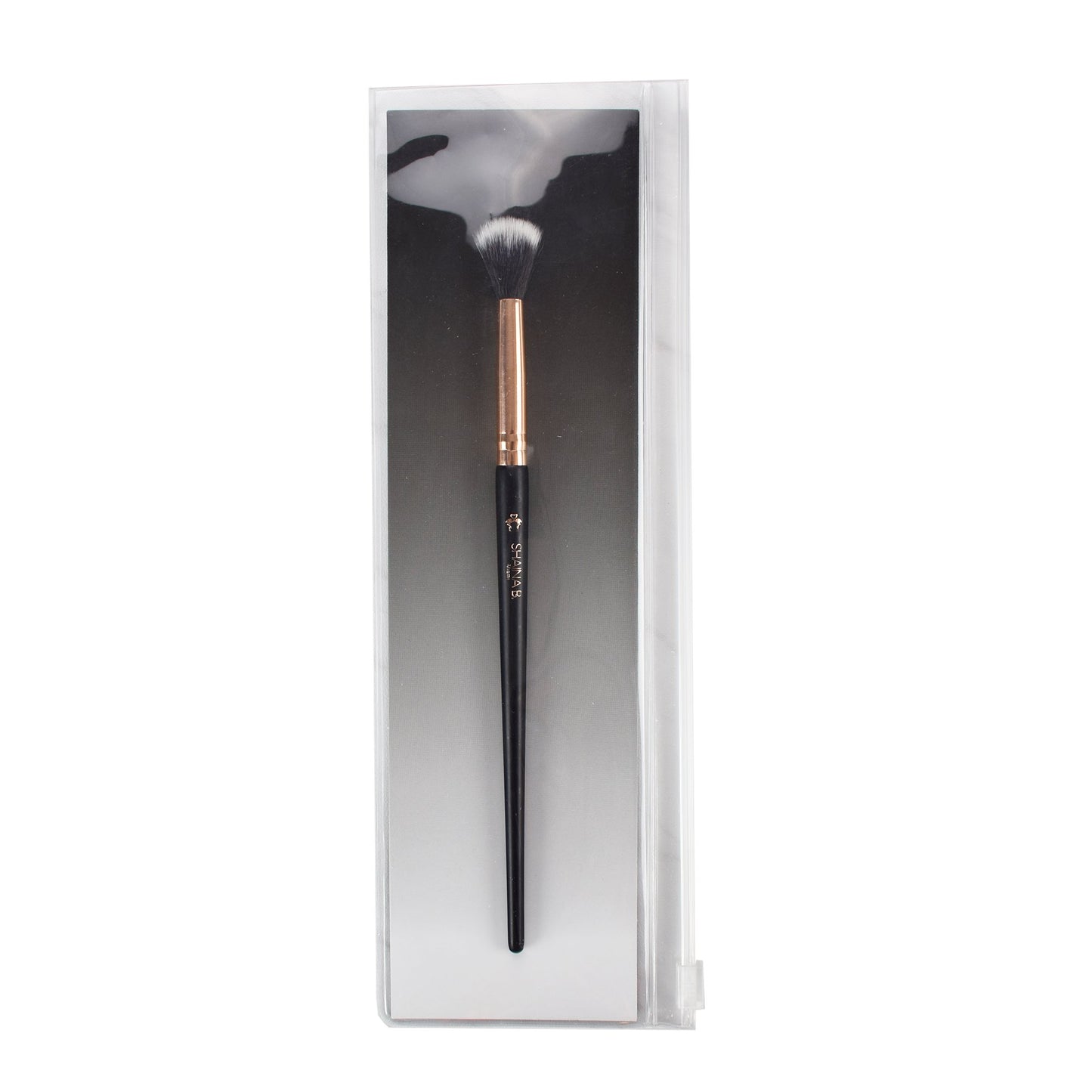 Shaina B. Miami Fluffy Eyeshadow Blending Brush for Makeup - Soft Synthetic Fibers, Cruelty-Free Eye Makeup Brush for Powder and Cream Eyeshadows