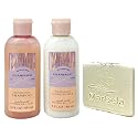 Bath & Body Works Champagne Toast Mini Shampoo and Conditioner Duo Set with a Natural Oats Sample Soap - Travel Size