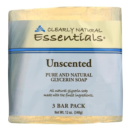 Clearly Natural Bar Soap Glyc Unsctd 3Pk 3/4 Oz6