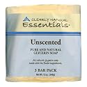 Clearly Natural Bar Soap Glyc Unsctd 3Pk 3/4 Oz6