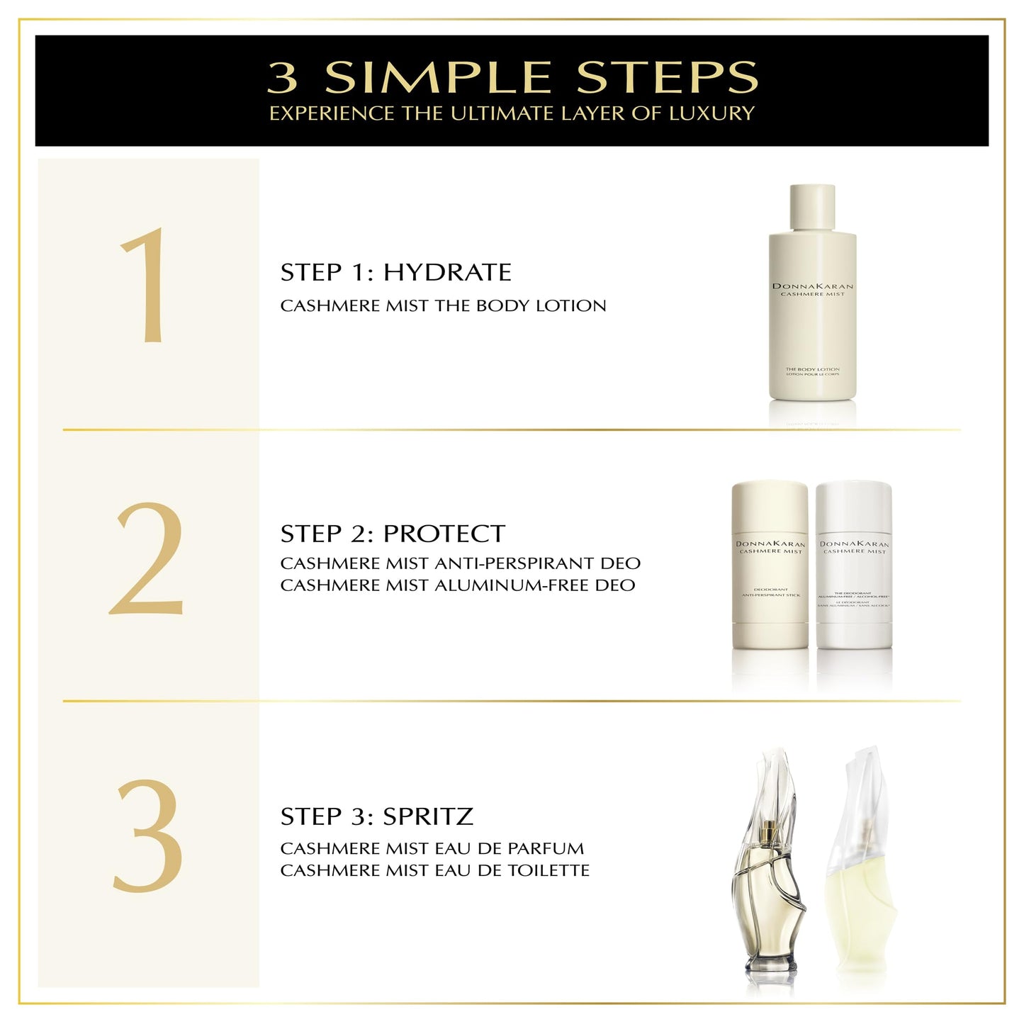 Donna Karan Cashmere Mist Aluminum Free Deodorant Stick For Women, 100% Aluminum & Alcohol Free, 1.7 Oz