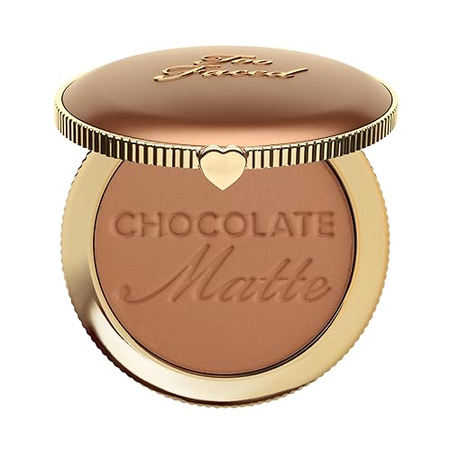 Too Faced Chocolate Soleil Matte Bronzer | Long Lasting + Cruelty Free with a Matte Finish, 0.28 Ounce, Chocolate Soleil