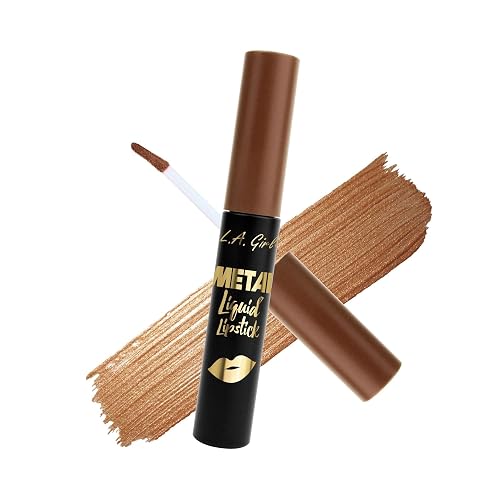 L.A. Girl Metal Liquid Lipstick, Satin Gold GML852