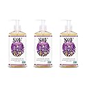SoF Nourishing Hand Wash - With Moisturizing Sea Algae, Coconut & Olive Oil- Vegan & Non GMO- Free From Phthalates, Sulfates & Parabens- Lavender