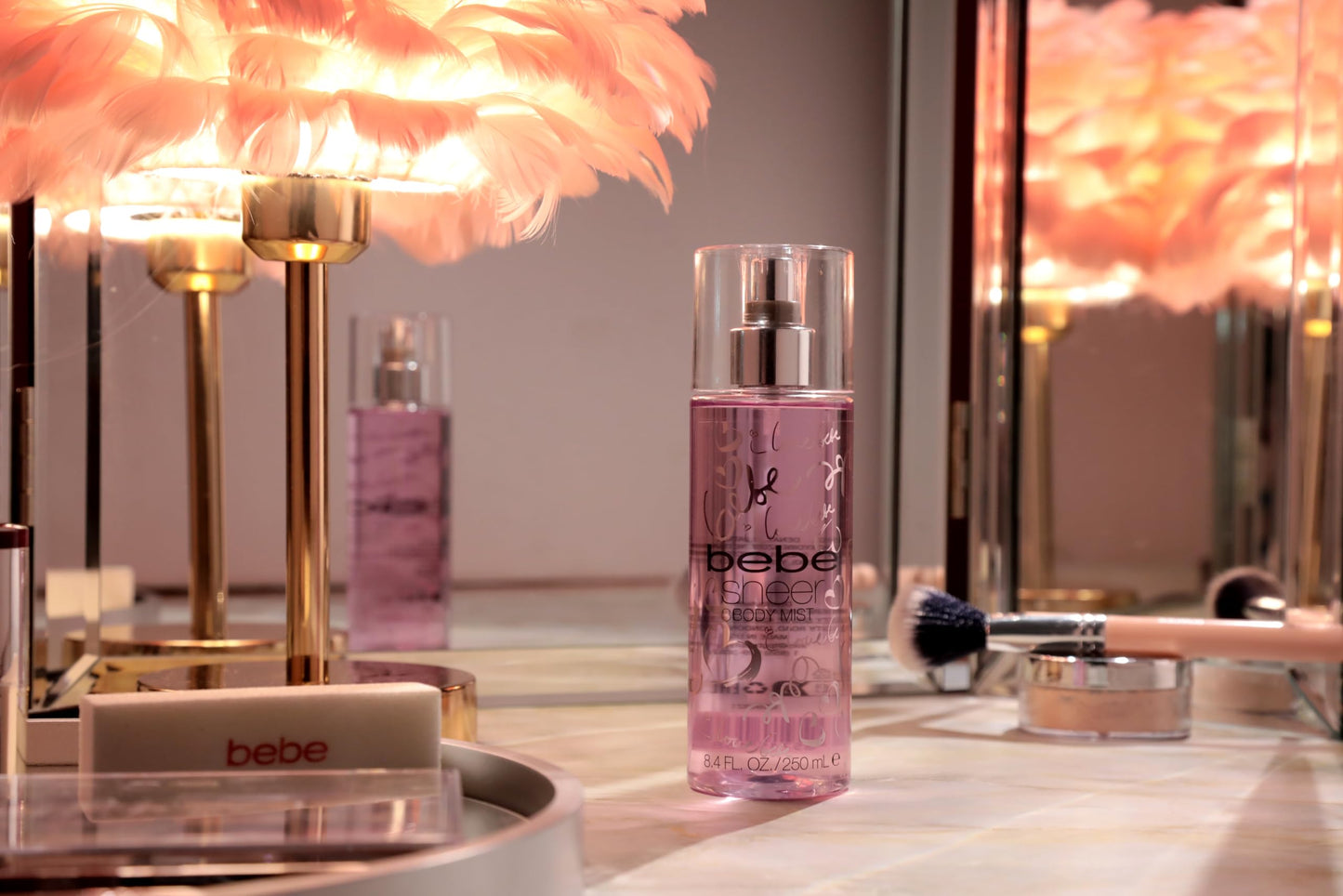 Bebe Sheer Body Mist - Body Spray for Women - Sensual and Flirtatious Women's Fragrance with Citrus Cocktail, Pink Peony, and Sandalwood Notes - 8.4
