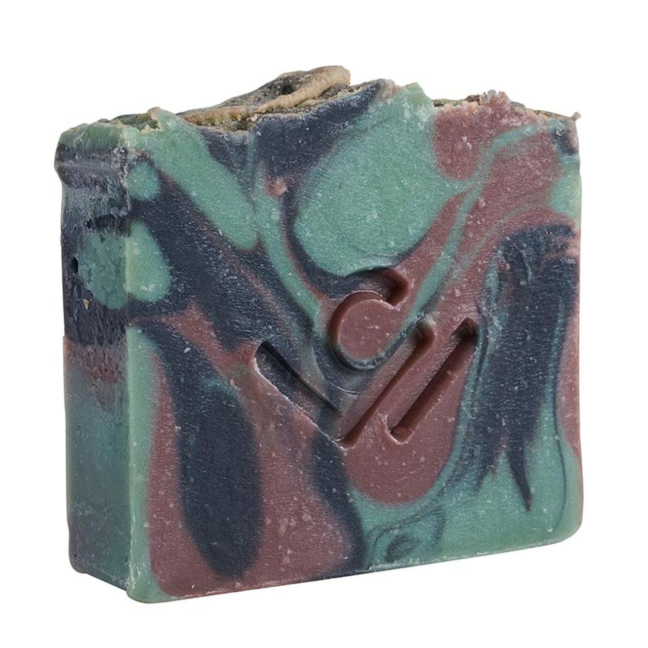 COLE WHEELER High Bar Soap for Men - Luxury Natural Exfoliating & Moisturizing, Vegan, Animal Fat Free, Unisex Body Soap, 5-Ounces, Leather & Sage