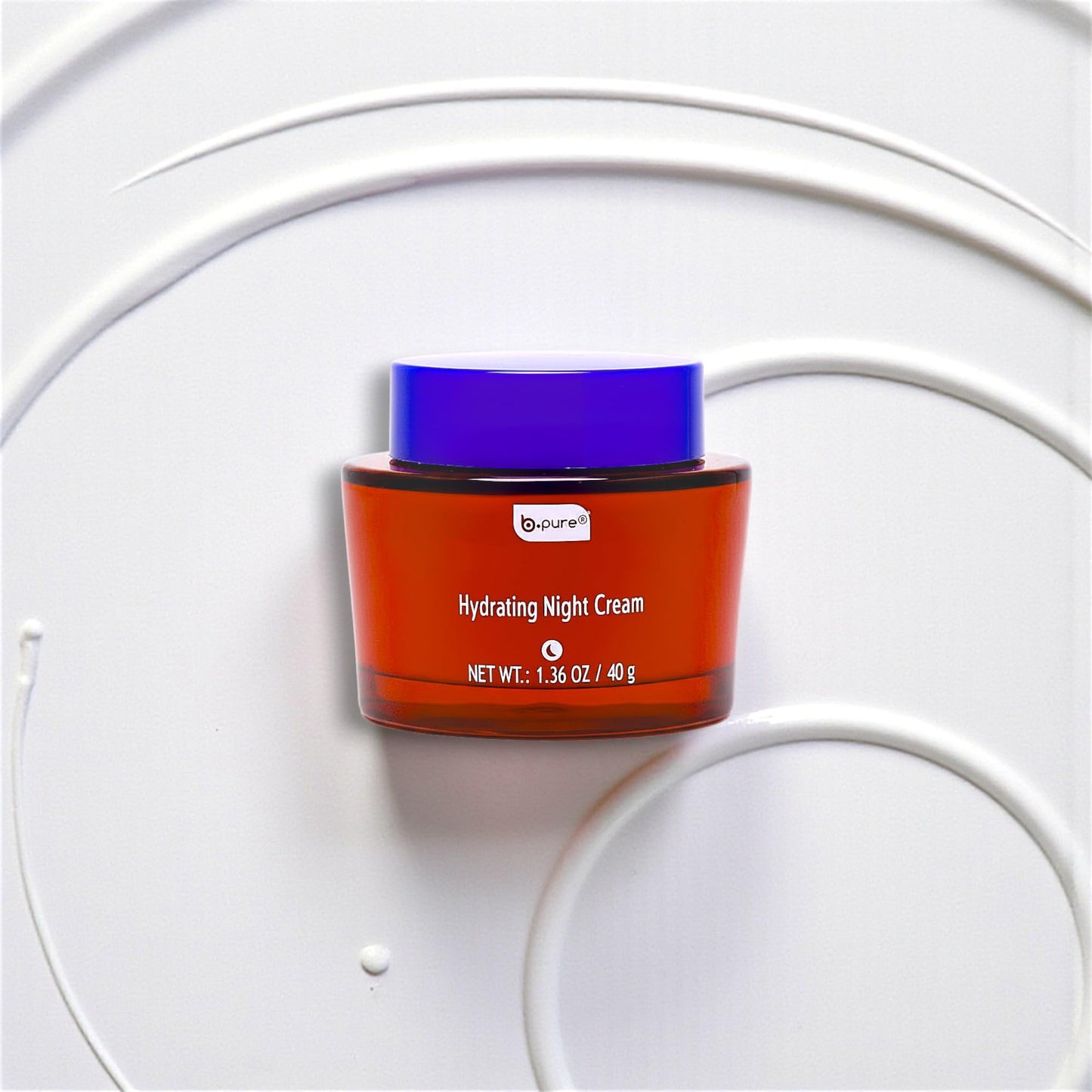 b.pure Revitalizing Hydrating Night Cream Face Moisturizer | Niacinamide, Vitamin E, Vitamin B5 | Anti-Aging, Anti-Wrinkle | 1.36 oz, 3-Pack