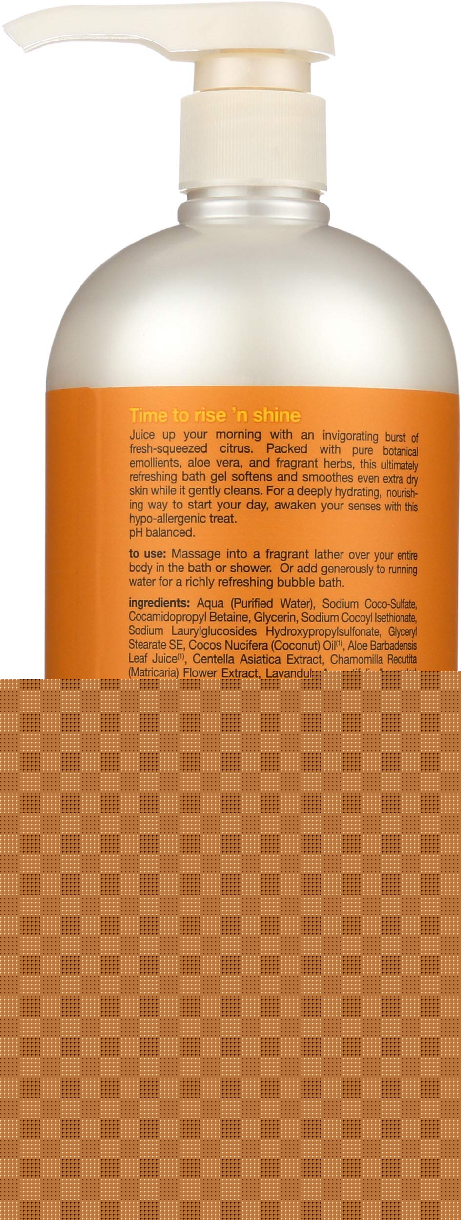 Alba Botanica Very Emollient Bath & Shower Gel - Island Citrus 32 fl oz (947 ml) Gel