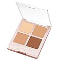 Mineral Fusion Makeup Cream Concealer Eye Palette Quad - 4 Warm to Dark Shades - Decadence - Blemish Concealer & Under Eye Brightener - With Vitamin C