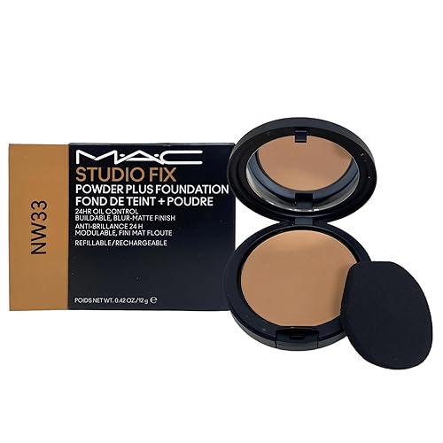 M·A·C Cosmetics Studio Fix Powder Plus Foundation 24HR Oil Control Refillable - NW33 (0.42 oz / 12 g)