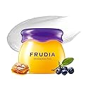 FRUDIA Blueberry Honey Lip Balm, Exfoliating & Moisturizing Dewy Korean Lip Balm for Dry Lips made with Jeju Blueberry & Honey Extracts for Soft