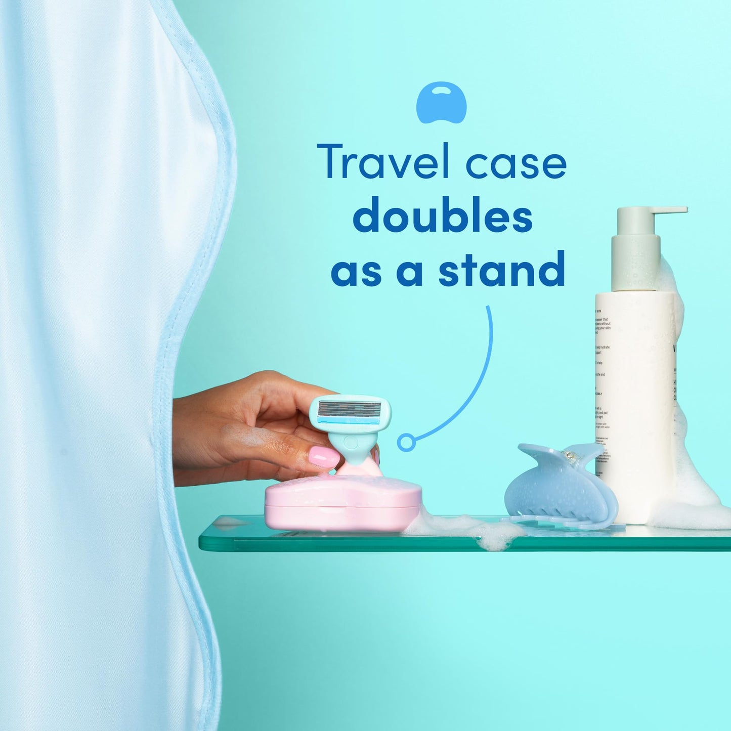 Schick Hydro Silk Mini Razor for Women | Womens Razors for Shaving, Travel Size Toiletries, 5-Blade Travel Razor, Includes 1 Mini Handle, 1 Refill & 1 Beauty and Personal Care Schick Hydro Silk