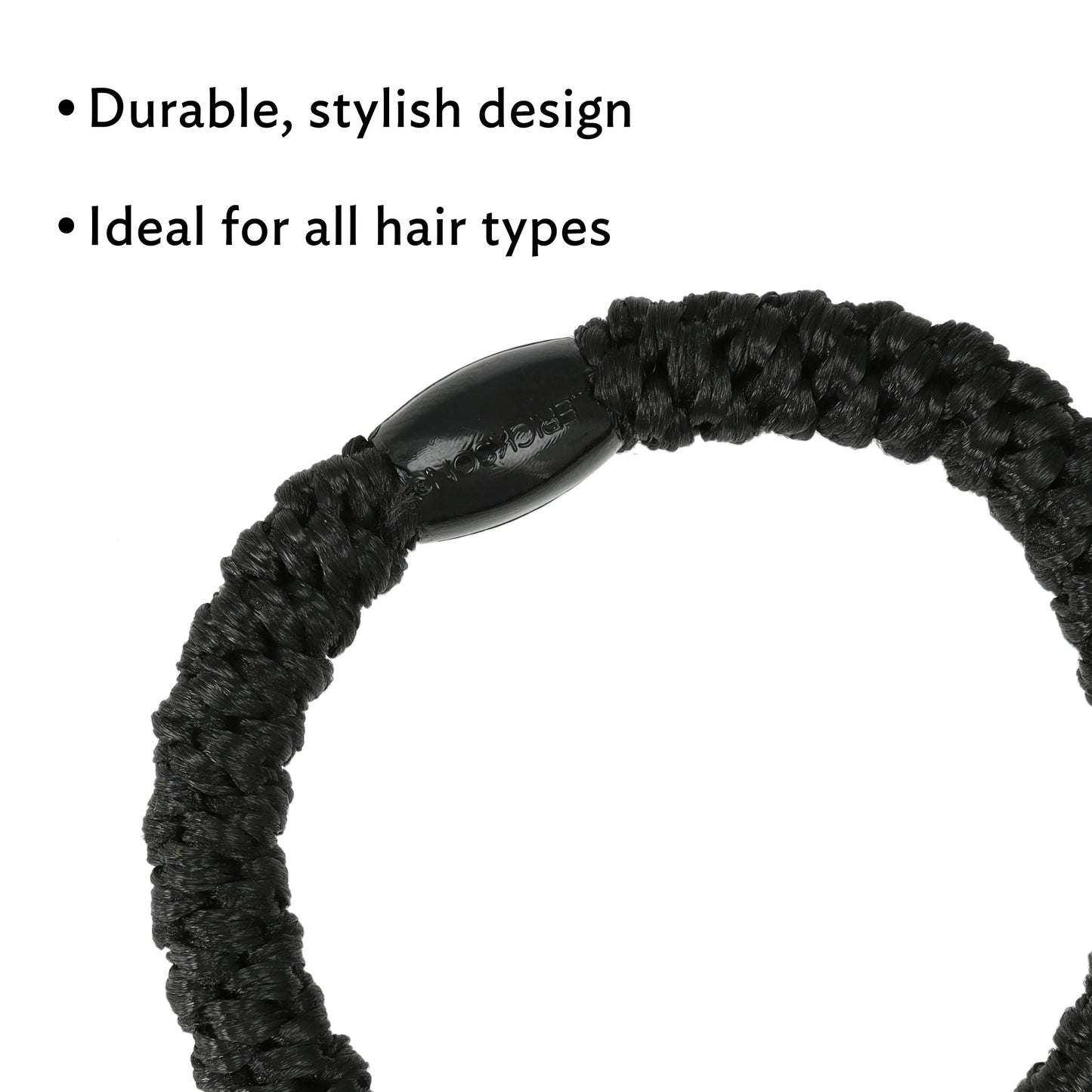 Green Hair Ties for Thick Hair, Grab & Go Ponytail Holders, 8 Pack, Cadet, Thick No-Crease Bands with Strong Hold, Damage-Free Design, Earthy Neutral