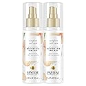Pantene Heat Protectant Spray with Jojoba Oil for Curly Hair, Nutrient Blends Moisture Lock Curl Mist, Sulfate Free, 3.2 fl oz Twin Pack