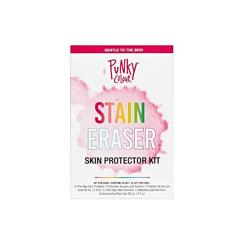 Punky Stain Eraser Skin Protector Kit - Hair Color Remover, Hair Dye Remover Stains on Skin, Gentle Formula