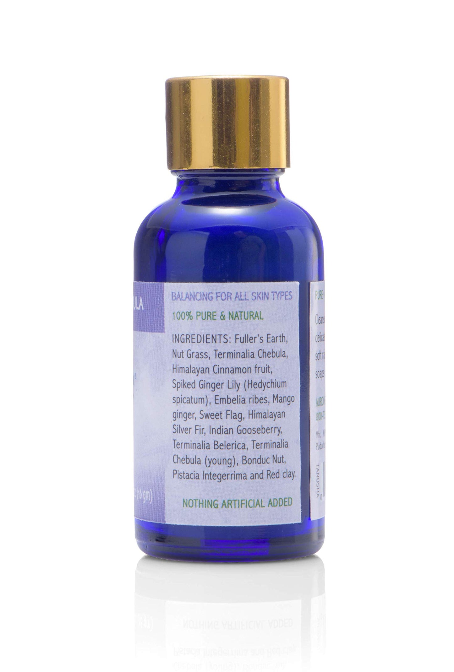 Auromere Ayurvedic Exfoliating Face Wash - Vegan, All Natural, Non GMO, Gentle Facial Polish & Cleanser (.56 oz)