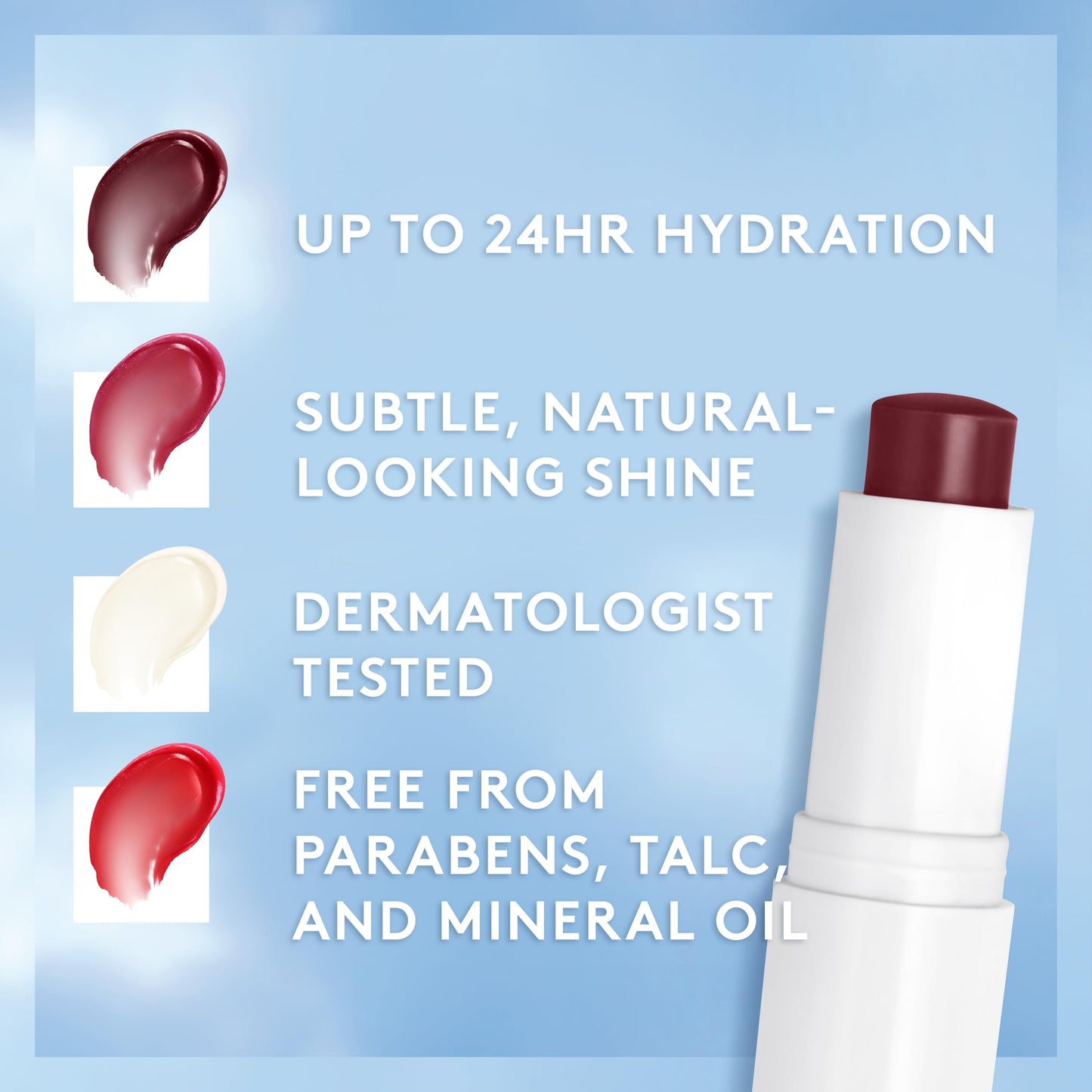 CoverGirl Clean Fresh Tinted Lip Balm, Vegan Formula, Hydrating, Natural Finish, Bliss You Berry, 1 Count Beauty and Personal Care COVERGIRL