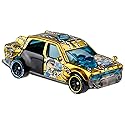 Hot Wheels Toy Car,1:64 Scale id Time Attaxi Embedded with NFC Chip Uniquely Identifiable for Kids & Collectors