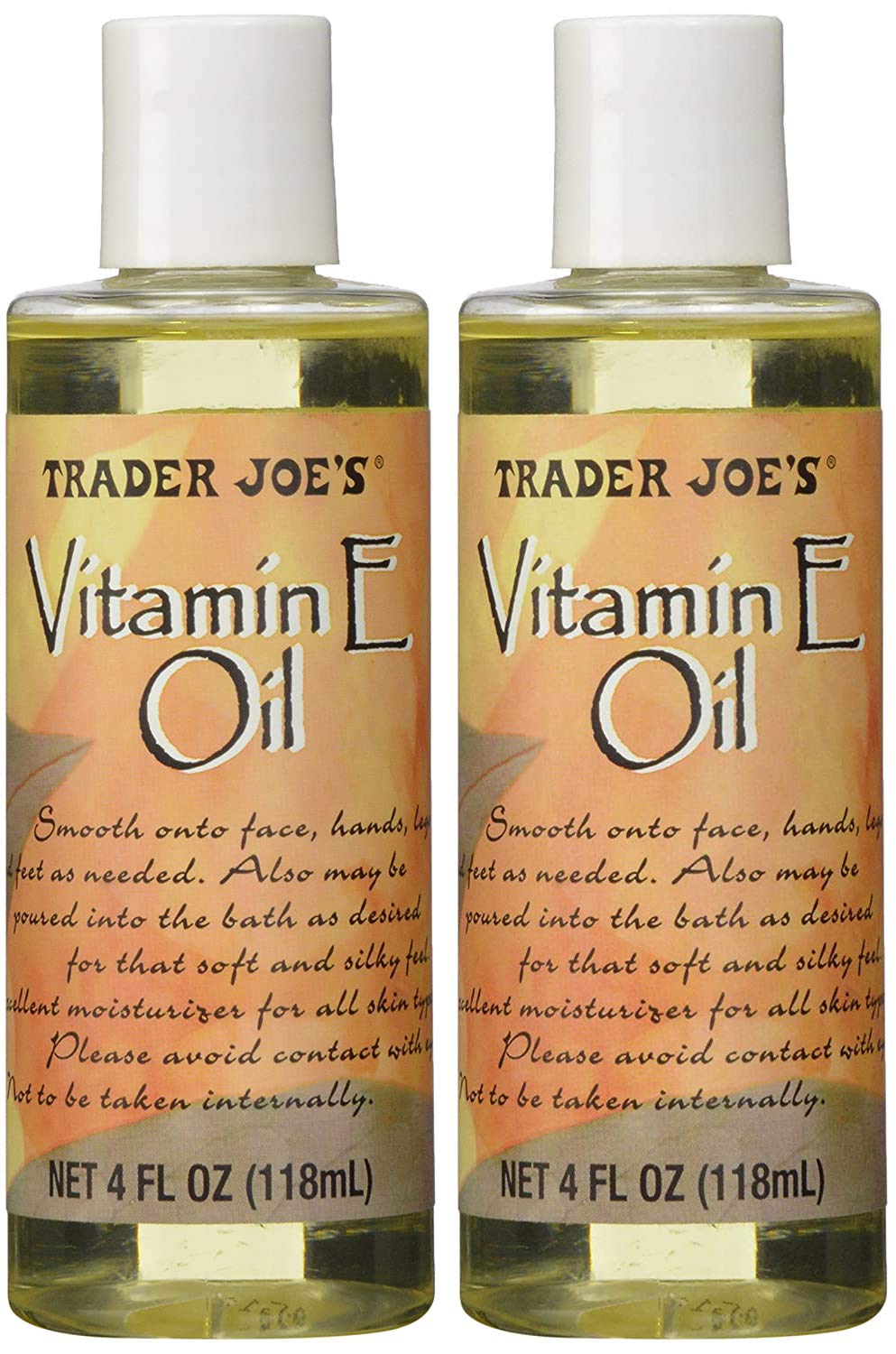 Pack of 2 Trader Joe's Vitamin Oil E 4oz each