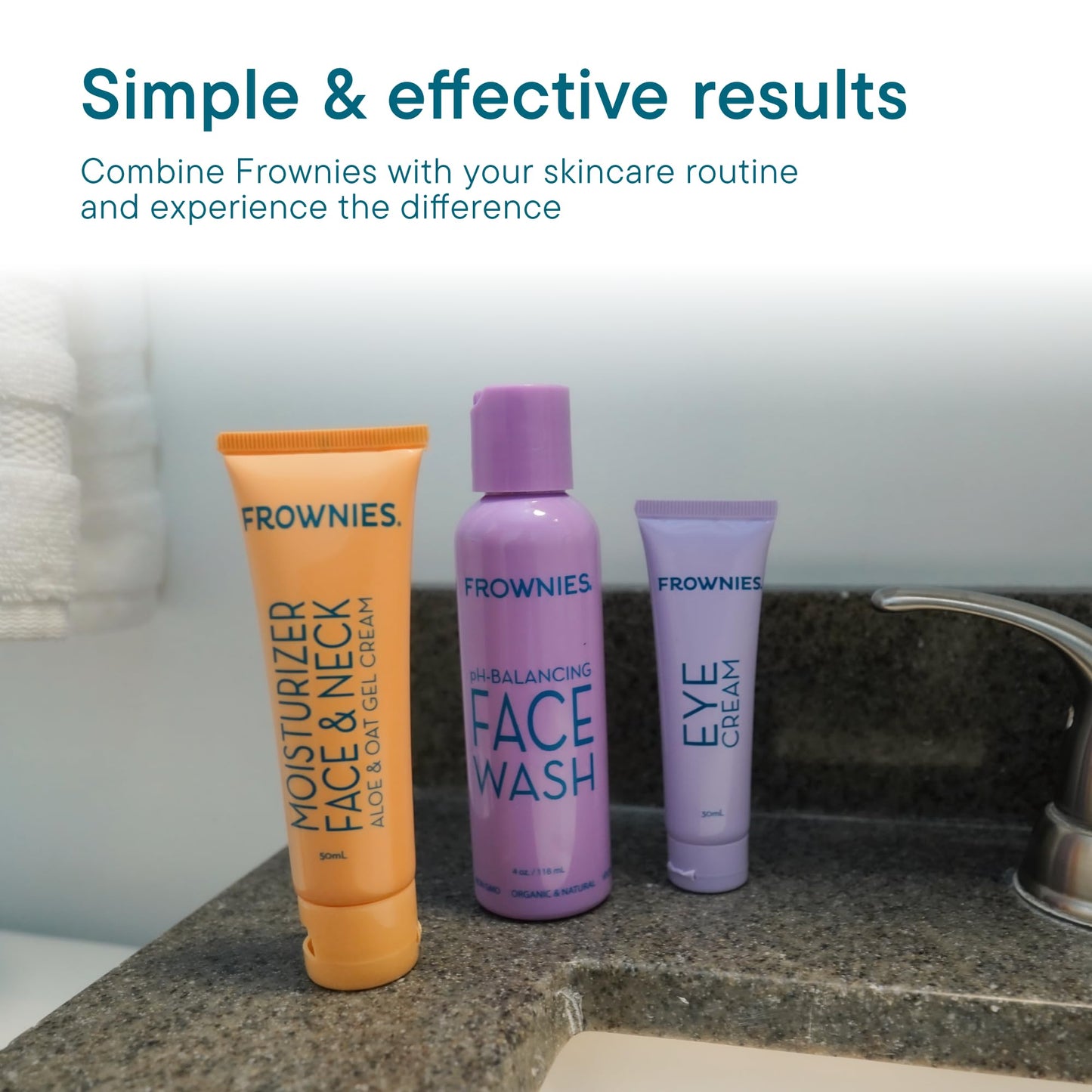 Frownies pH-Balancing Face Wash - Deep & Gentle Cleansing Face Wash with Moisture Retention - For Balancing and Exfoliating Action - Suitable for All